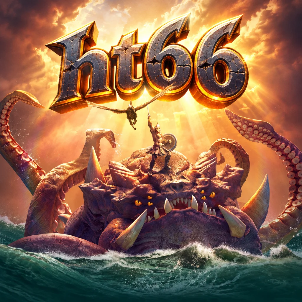 ht66 Legend of Perseus menampilkan kesatria Yunani di atas monster laut Kraken raksasa